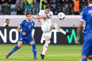 Marcel Sabitzer zeigte eine gute Leistung Marcel Sabitzer zeigte eine gute Leistung