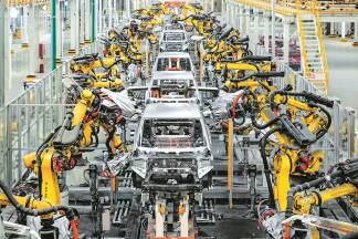 BYD-Megafabrik in der Provinz Henan. 