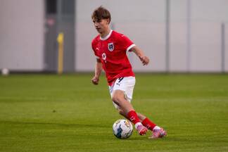 Hasan Deshishku führte Österreich mit seinem sehenswerten Tor auf die Siegerstraße. 