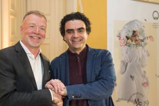 Johannes Honsig-Erlenburg und Rolando Villazón 