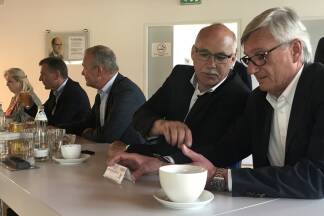 Gemeindebund-Chef Günther Mitterer und Bgm. Harald Preuner.  Gemeindebund-Chef Günther Mitterer und Bgm. Harald Preuner.