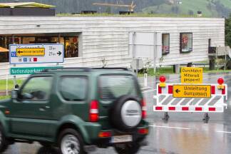 Hochwasser in Mittersill: Lage im Pinzgau entspannt sich Hochwasser in Mittersill: Lage im Pinzgau entspannt sich