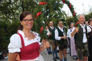 Ingrid und Edgar Pichler mit ihren „D’Salzburger Tanzer“.  