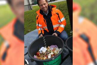Jürgen Wulff-Gegenbaur: Ein Drittel des Restmülls besteht aus Bio-Abfall.  Jürgen Wulff-Gegenbaur: Ein Drittel des Restmülls besteht aus Bio-Abfall.