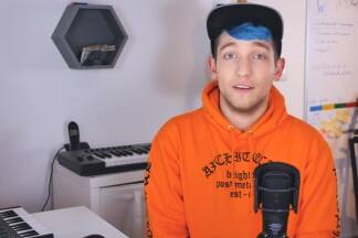 Youtuber Rezo.  Youtuber Rezo.