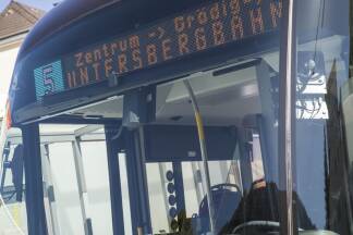 Am Montag geht der neue E-Obus in Betrieb.  