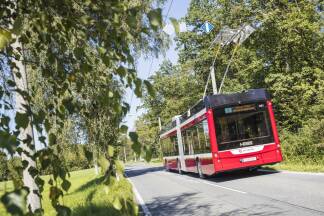 Am Montag geht der neue E-Obus in Betrieb.  