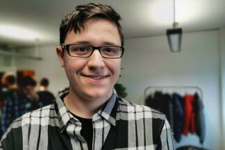 Hannes Huber würde gern eine Lehre im E-Commerce beginnen.  