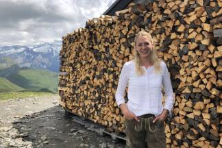 Die 27-jährige Veronika Gruber ist die neue Hüttenwirtin auf der Gamskarkogelhütte. 