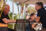 Konsulent Helmut Marko und Teamchef Christian Horner von Red Bull. 