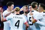 Michael Gregoritsch (links) und das ÖFB-Team jubelten. 