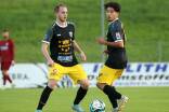 Eric Friedl (links) und Co. empfangen Hallein. 