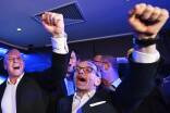 FPÖ-Spitzenkandidat Mario Kunasek und FPÖ Chef Herbert Kickl feierten den Erfolg bei der Steiermarkwahl am Sonntag. 