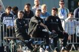 Grödigs Cheftrainer Arsim Deliu (rechts) und Tormanntrainer Stefan Weber (links) freuen sich auf Neuzugänge in der Salzburger Liga. 