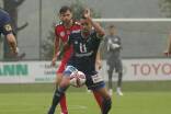 Routinier Benjamin Ajibade (vorn) leitete das Goldtor im Pongau-Derby ein.  