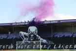 Die Fans von Austria Salzburg sorgten bereits vor dem Spielbeginn mit einer Choreo für den ersten Gänsehautmoment.  