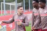 Oscar Gloukh, Samson Baidoo und Lucas Gourna-Douath (v. l.) sollen Salzburg diesen Sommer noch verlassen. 