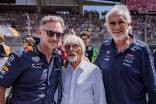 Ex-Red-Bull-Teamchef Christian Horner mit Ex-Formel-1-Boss Bernie Ecclestone und Alpine-Boss Flavio Briatore (von links)  