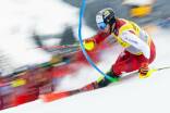 Manuel Feller beim WM-Slalom 2025 in Saalbach. 