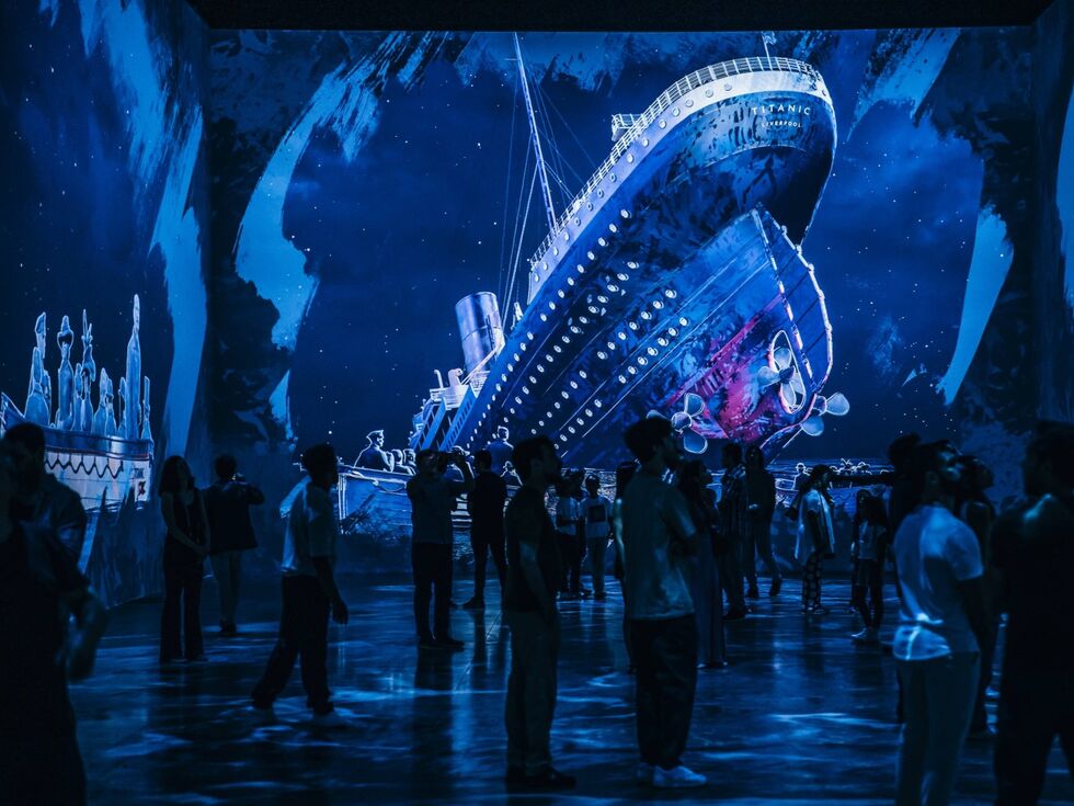 Immersive Schau über den Untergang der "Titanic"
