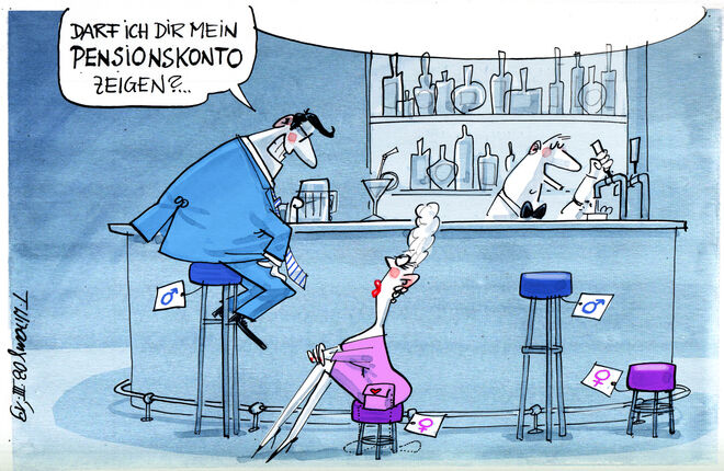 In der Gender-Gap-Bar