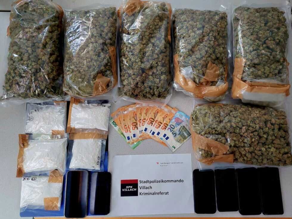 Koroški kurir drog s kanabisom in kokainom aretiran v Beljaku