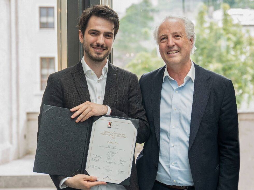 Karajan-Preis der Salzburger Festspiele geht an den Dirigenten Christian Blex