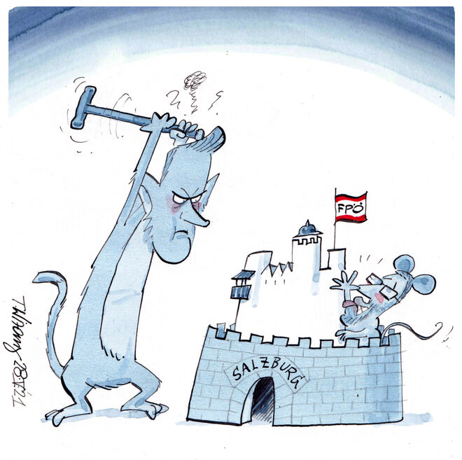 Kickl-Hochburg . .  .