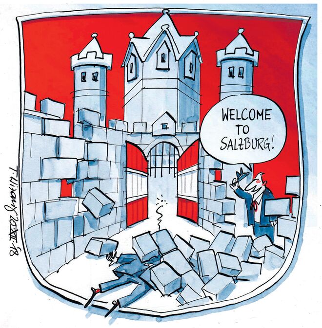 Salzburg, offene Stadt