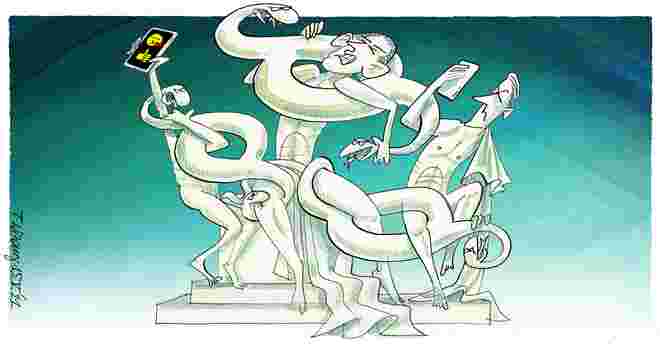 Die Laokoon-Familie . . .