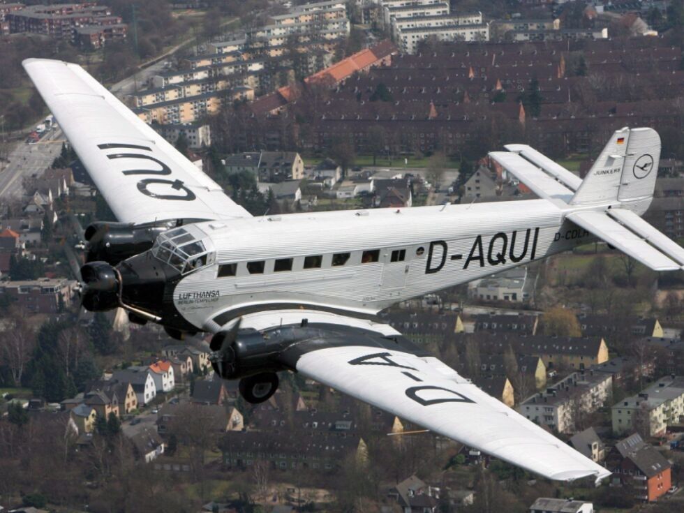 »Tante Ju« prispela v muzej Lufthanse v Frankfurtu