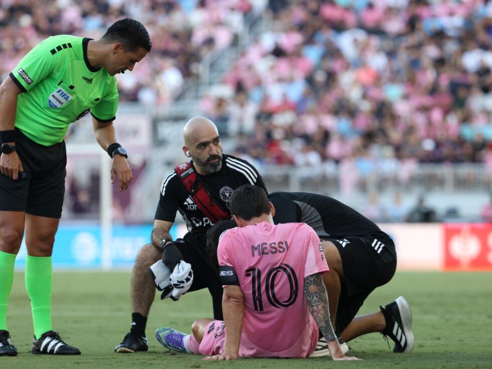 Messi muss mit Muskelverletzung früh vom Platz