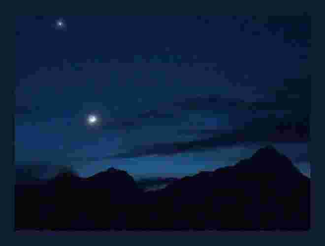 . . . mild war der Beginn dieser Nacht . . . 