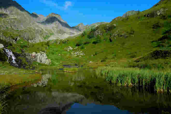 Am Eingang des Lanschfeldkaress