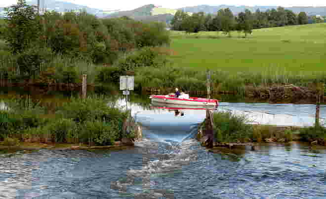 Fischach-Ursprung am Wallersee 