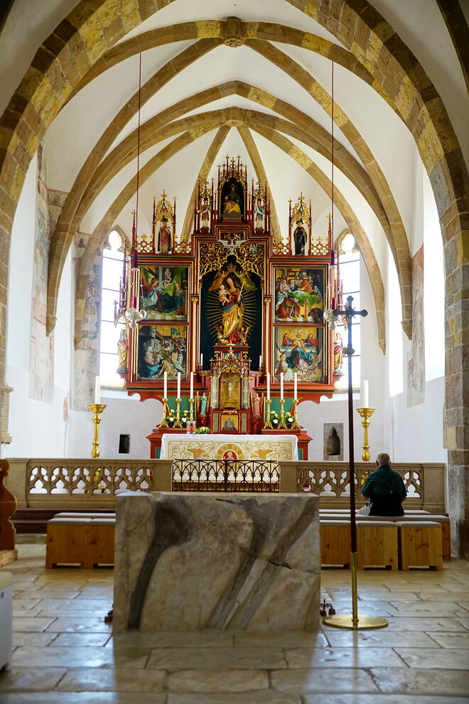 Der neu geweihte Altar in Mariapfarr