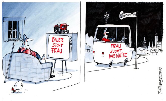 Land, Flucht, Sucht...