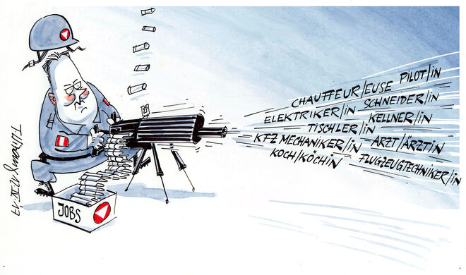 Arbeitsplatzpatronen...