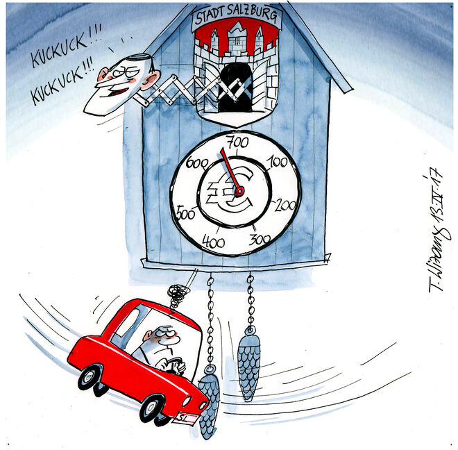 Neue Salzburger Pendel-Park-Uhr...