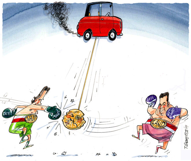 Das ewige Hin und Her . .  .