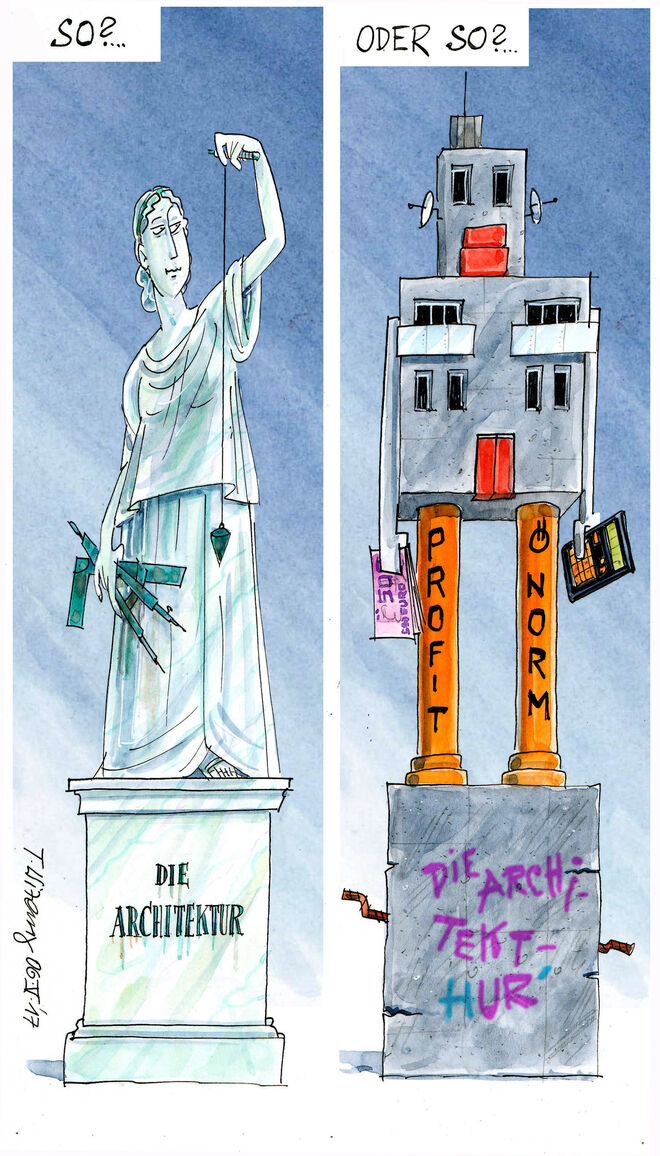 Baukunst versus Baugunst...