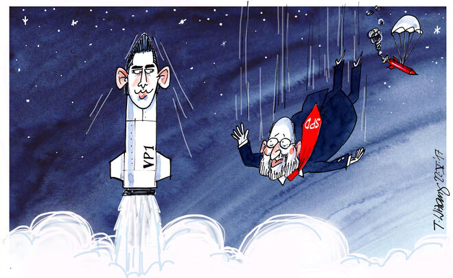 Begegnung im Umfrageorbit...