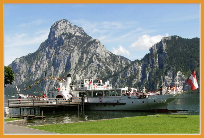 die gute, alte Gisela auf dem Traunsee