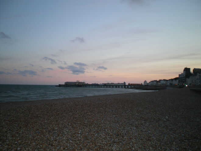 Hastings in der Dämmerung