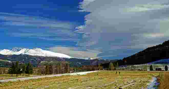 Wolkenstimmung im Taurachtal