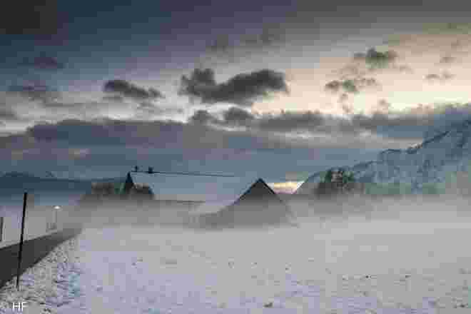 Wolkenbethlehemstern überm Salzburger Land