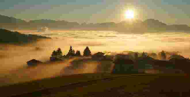 Voggenberg an der Nebelgrenze