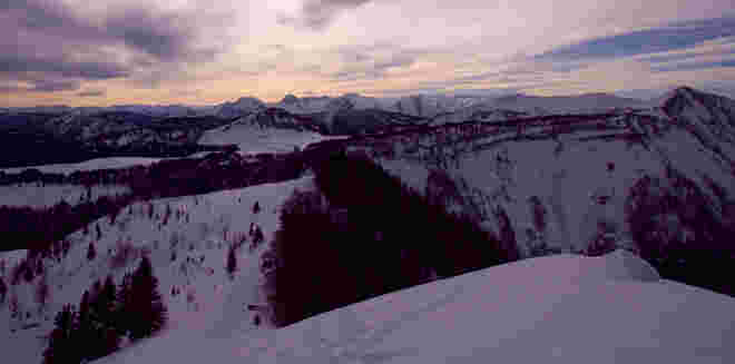 Abends auf dem Wieslerhorn