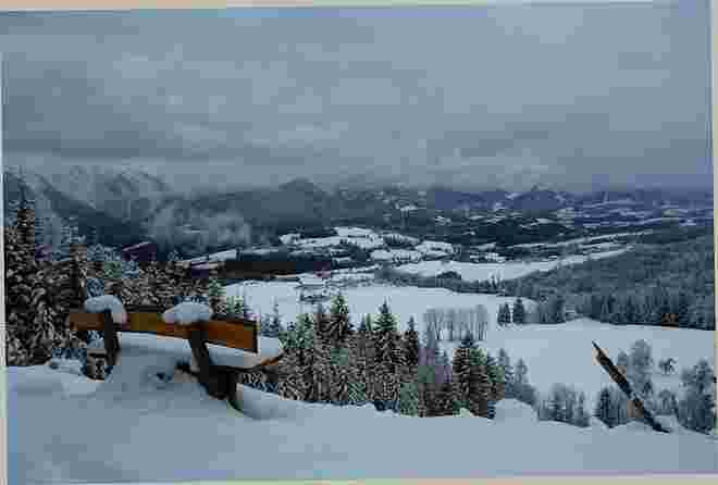 . . .  nur mehr Winterfarben . . .