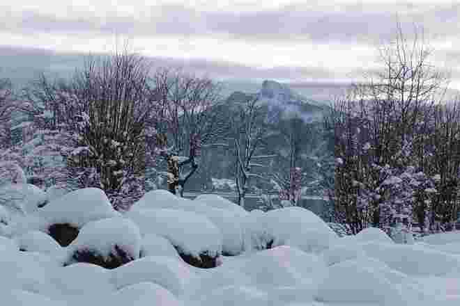 Es hat geschneit